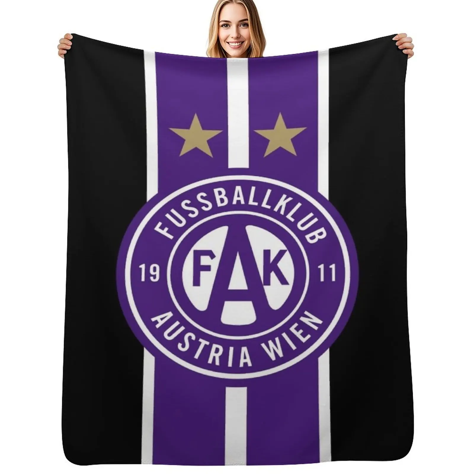 

Austria Footbal fans ultras hooligans Vienna Wien Throw Blanket Bed Cute Stuffeds Blanket