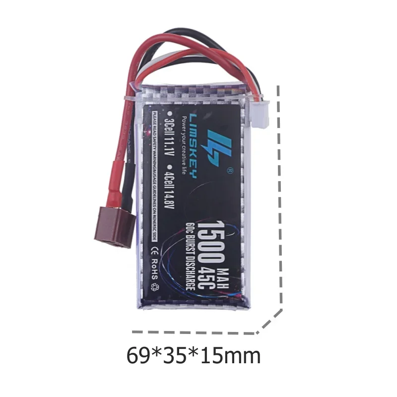 2s 1500mAh 1800mAh Lipo Battery 7.4V 45C for RC Car Truck UAV Quadcopter Airplane FPV RC Hobby Models Parts Accessory