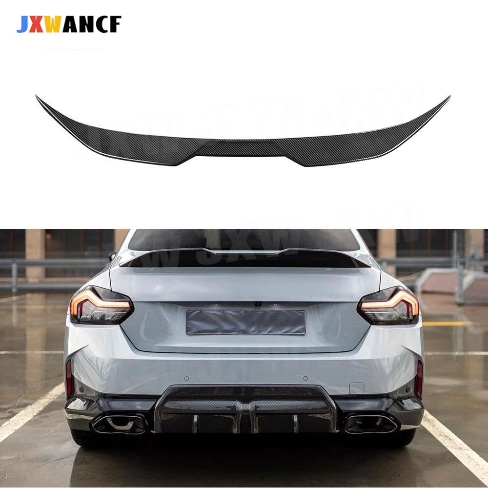 

JXWANCF Dry Carbon /FRP Car Rear Trunk Spoiler Wing For BMW 2 Series G42 M235i M240i Coupe 2022 +