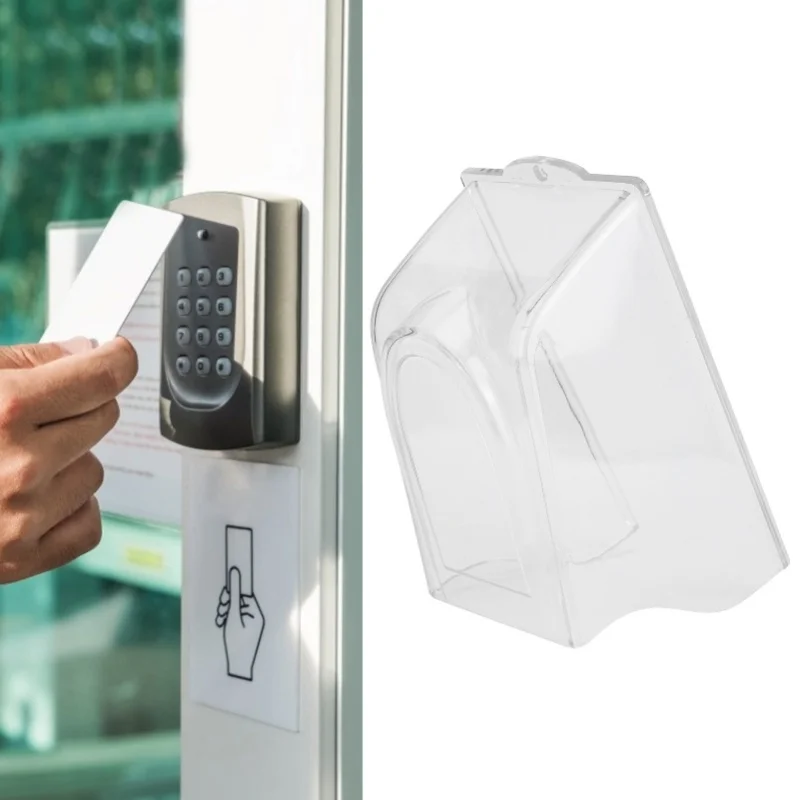 

Transparent Fingerprint Lock Doorbell Waterproof Rain Cover Access Control Rain Proof Attachment