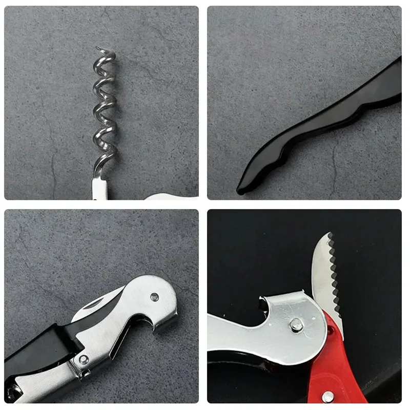 Multifunction Wine Screw Corkscrew Opener Household Accessories Wine Champagne Grape Wine Beer Bottle Opener