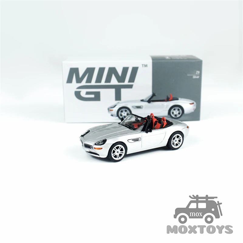 MINI GT 1:64 Z8 papel plateado/caja blister modelo de coche fundido a presión