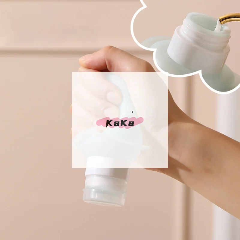 3Pcs/Set Refillable Bottle 60ml 90ml Soft Lotion Container Squeeze Tube Empty Bottle Portable Travel Shampoo Bottle