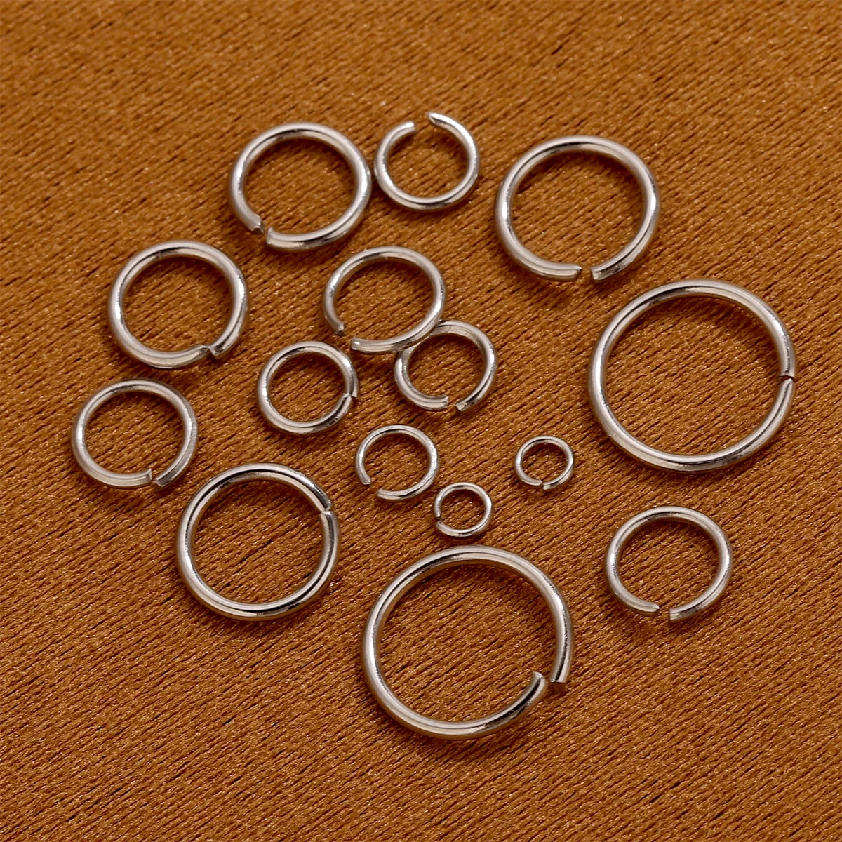 200pcs Stainless Steel Open Jump Rings for DIY Jewellery Making
