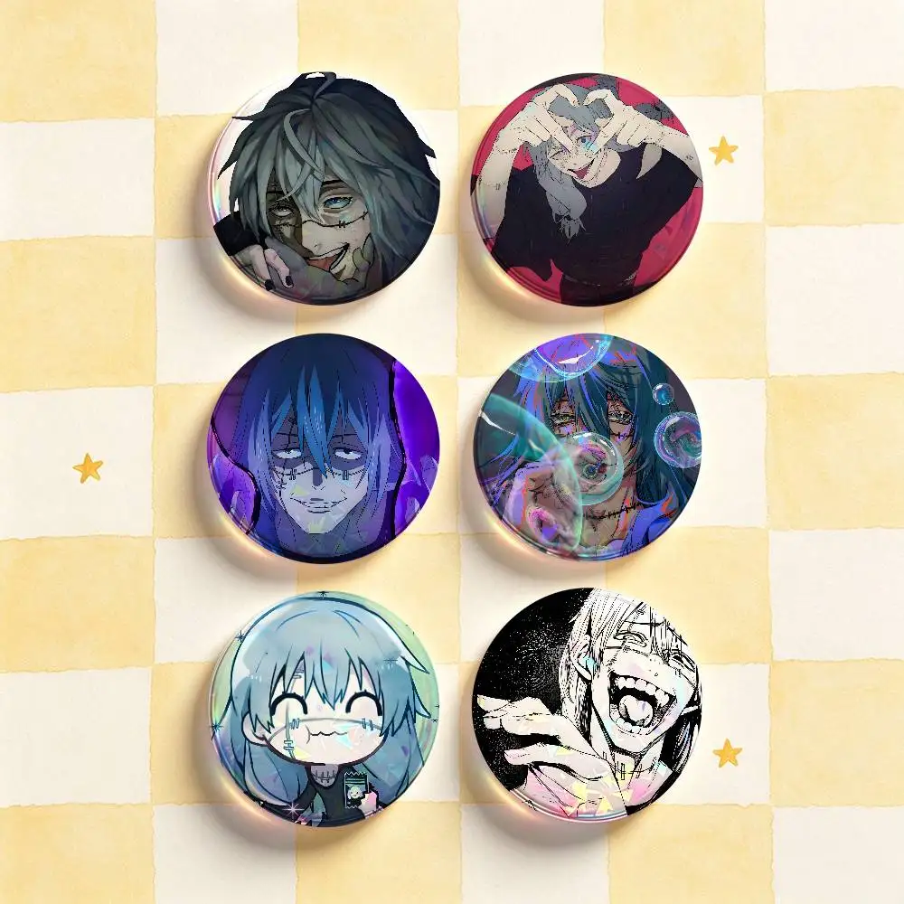 J-Jujutsu Kaisen M-Mahito Badges Round Nijigen Otaku Culture IP peripheral products 58mm 44mm 32mm 75mm 25mm Mini