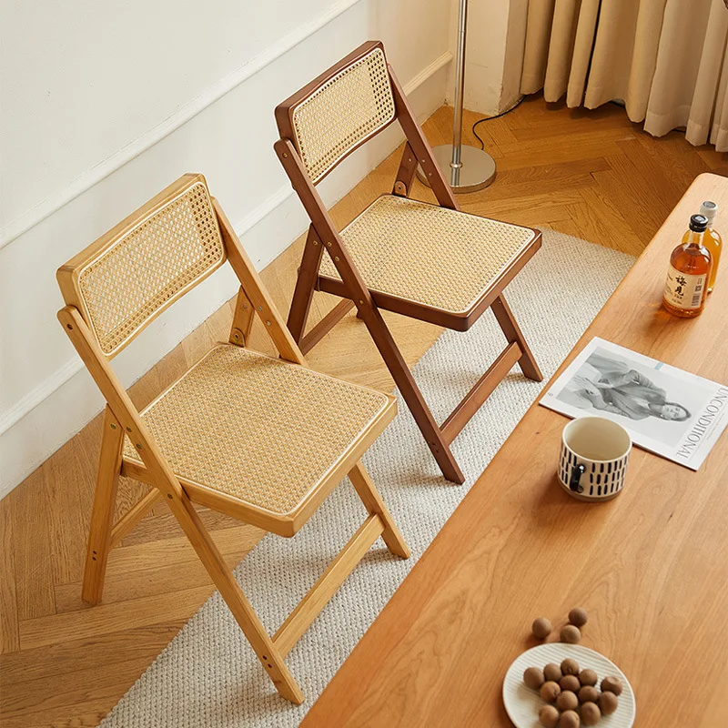 Wabi Stillwind Rattan Chair Household Foldin