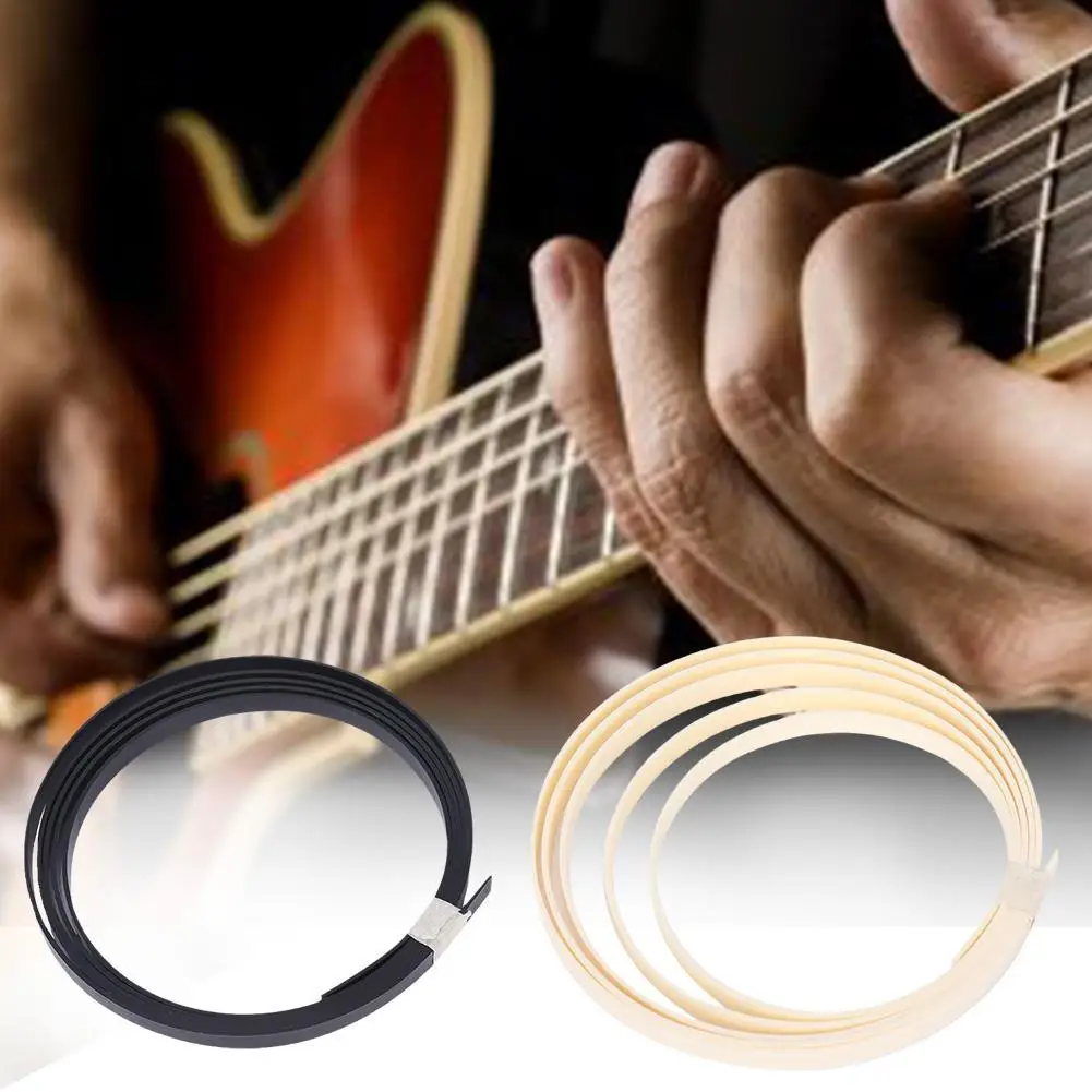 Guitar Edging Stape Guitar Bass Plastic Binding Purfling Body Inlay Edge Tool Strip Neck Trim Accessories Guitar Luthier E5F1