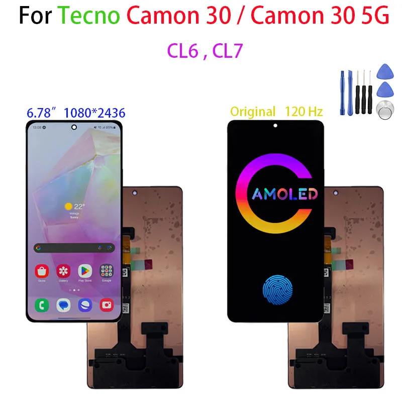 شاشة LCD CL8 الأصلية لجهاز Tecno Camon 30: تقييم شامل ونصائح عملية لاستبدال الشاشة