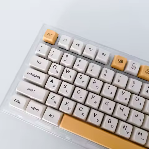 140 Keys XDA Honey Milk Keycap Russian/Korean/English PBT Dye Sub Keycaps For DrunkDeer a75 Gaming Mechanical Keyboard Custom