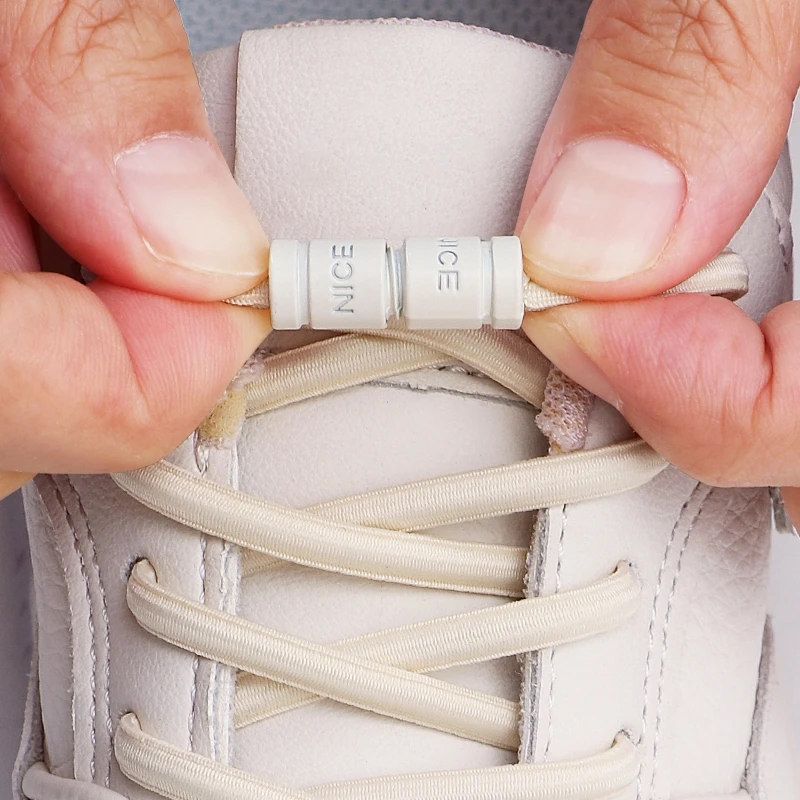 Elastic Laces without ties Metal Buckle Shoelace Sneakers Flat Shoes no tie shoelaces Kids Adult Shoe Accessories 1Pair/2Pair