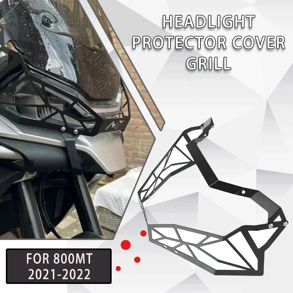 

New For CFMOTO CF MOTO 800MT MT800 MT 800 MT 2021 2022 Motorcycle Accessories Headlight Protector Guard Grille Protection Cover