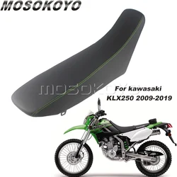 Black Motocross Soft Foam Core Seat Cushion for Kawasaki  KLX250 KLX 250 2009-2019 Off Road Supermoto Seats Cover Base Assembly