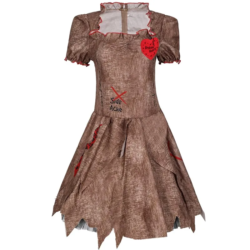 Loween – poupée maléfique fantôme mariée Joker, Costume de spectacle ethnique pour femmes, vêtements de scène, hiver 205, sans marque