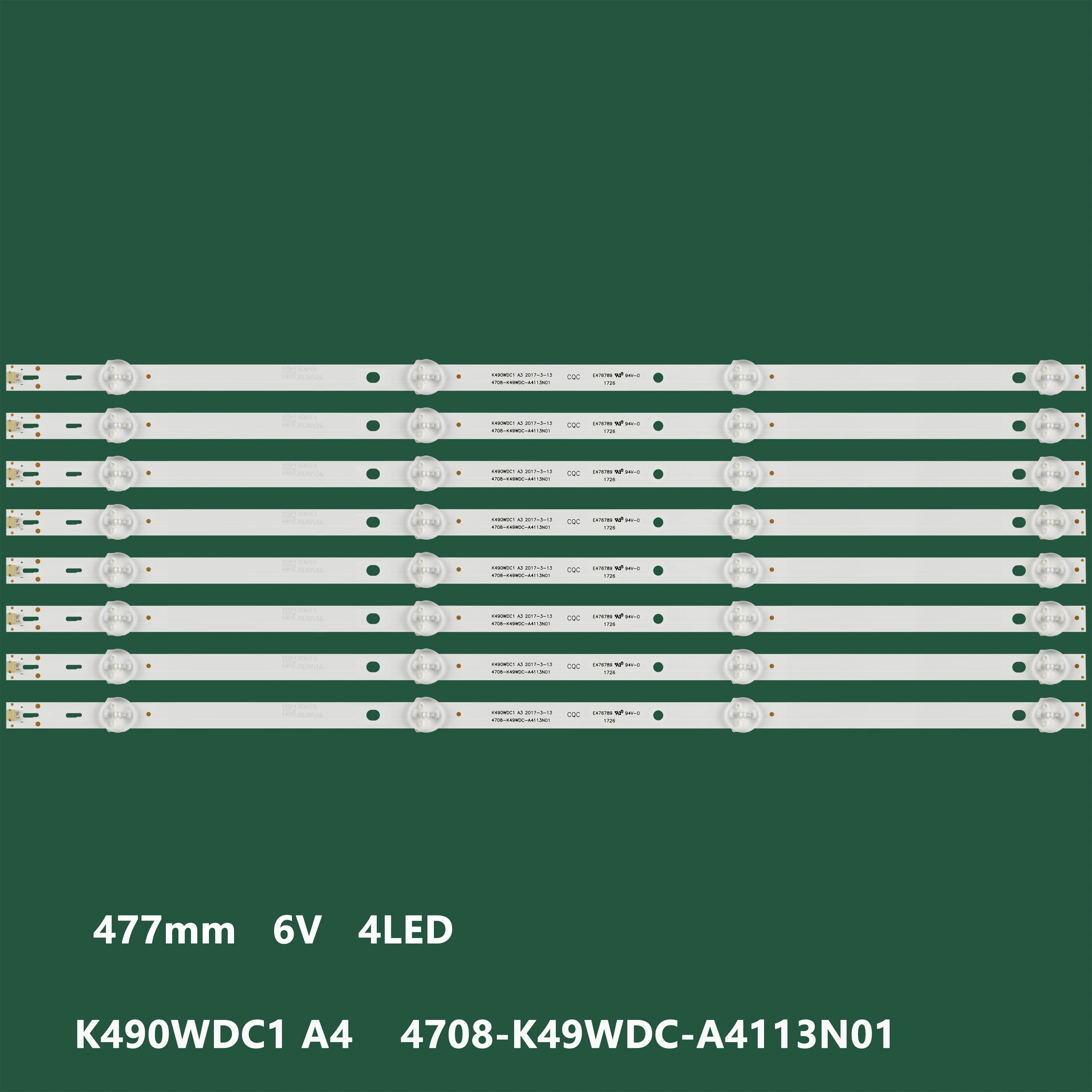 bande-de-retroeclairage-led-pour-aoc-49u5070-49puf6032-t3-49puf6052-t3-49dl4012n-62-49dl4012n-49puf6032-a4