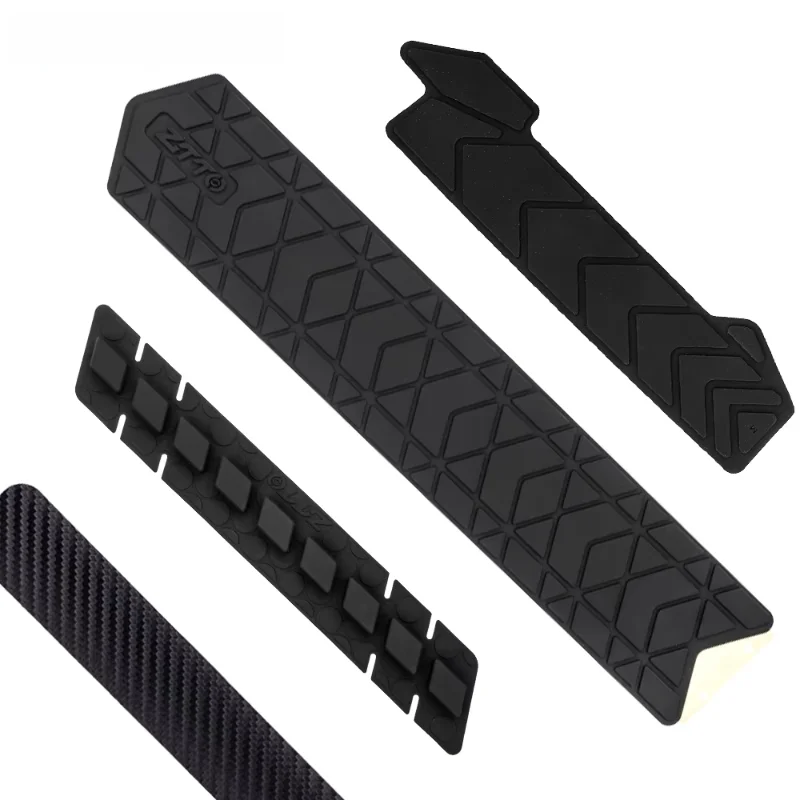 

MTB Road Bike Frame Protector Bicycle Anti-Slip Sticker Silicone Chainstay Protective Guard Pad Air Bag Downtube Stickers
