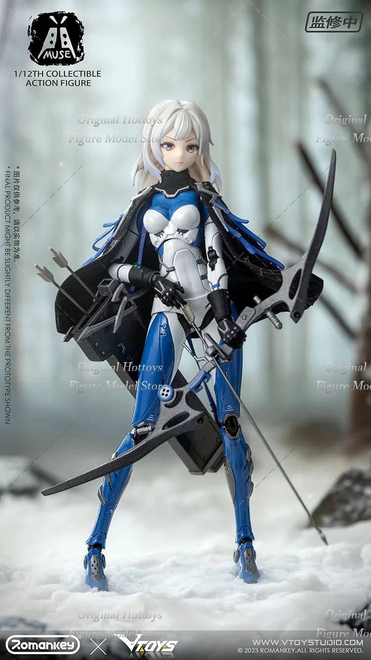 Romankey X VTOYS 1/12 Scale Female Soldier Muse Anime Goddess Full Set About 15.8cm Action Figure Toys Fans Gifts Collection