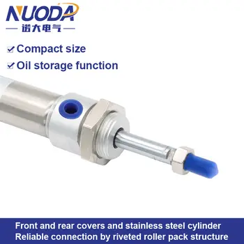 不鏽鋼雙動MA型帶磁鐵氣缸,缸徑16/20/25/32/40mm,行程25/50/75/100/125/150/175mm 6 最佳銷售 汽缸 - №2