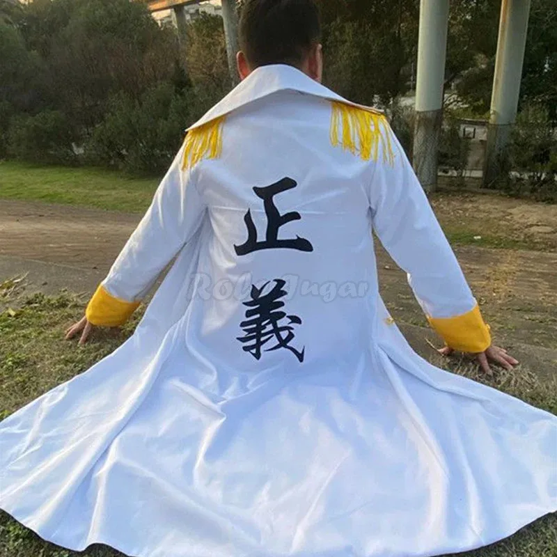 1 szt. Anime Cosplay Sakazuki / Kuzan / Borsalino Płaszcz dla mężczyzn na imprezę Halloween