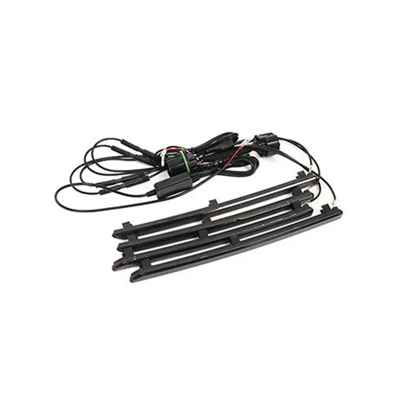 Car logo LED lights front grille Badge Tanks 300 400 500 700 car grills Central wire lamp