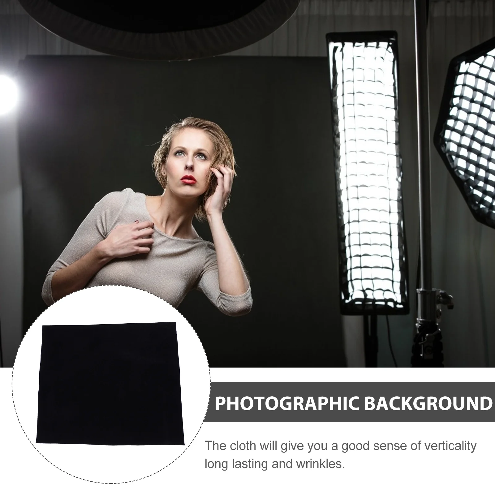 

1pc Backdrop Cloth For Photography Smooth Wear-Resistant Washable Film Background Decor Photo Prop Screen
