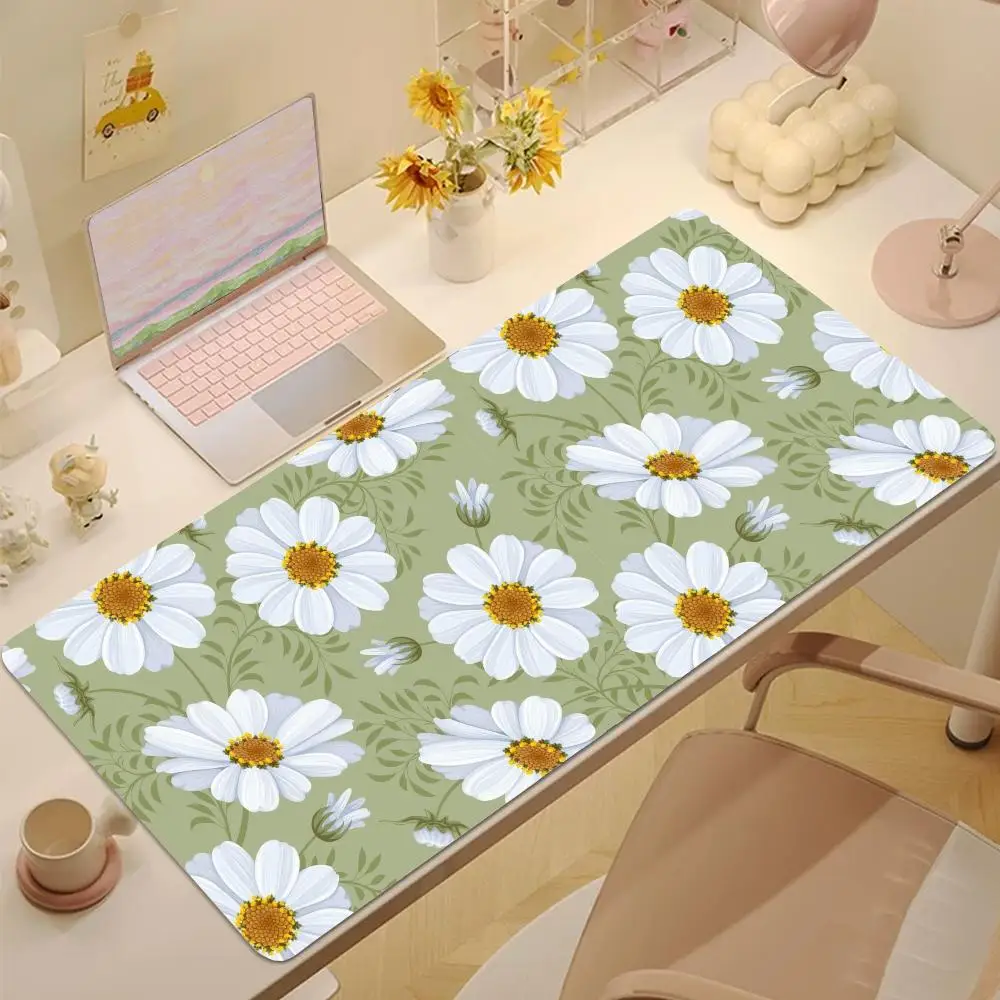 

Daisy wallpaper Mouse Pad Tablet mouse Pad Laptop xl desktop mouse pad, cute HD Rainbow Gaming keyboard pad, csgo Player, 90x40