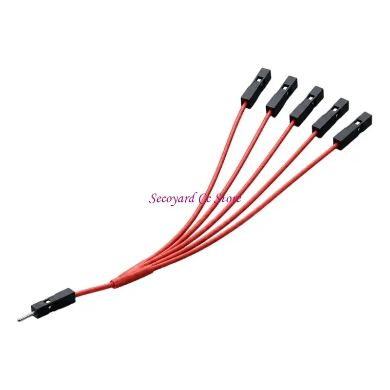 N3UC 2.54Mm Wire 1 Male To 2/3/4/5/6 Female Extension Cable For Motherboard