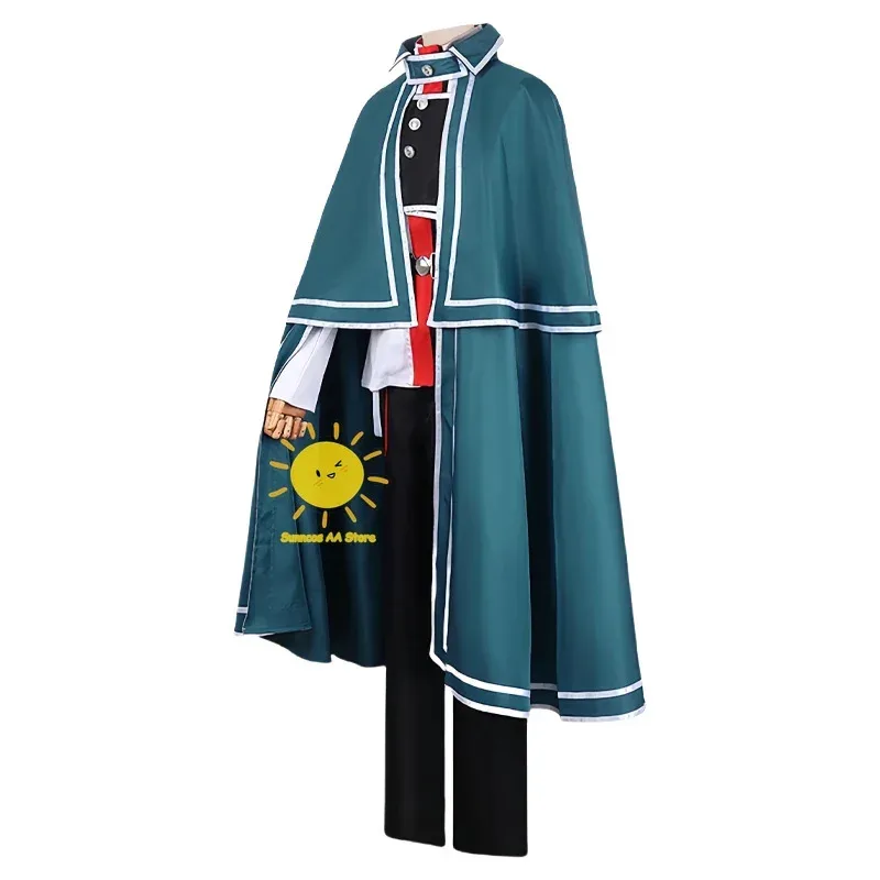 Anime sylphiette mushoku tensei reencarnação sem emprego cosplay traje sylphy uniforme manto peruca festa de halloween cos womena;2'k,8;