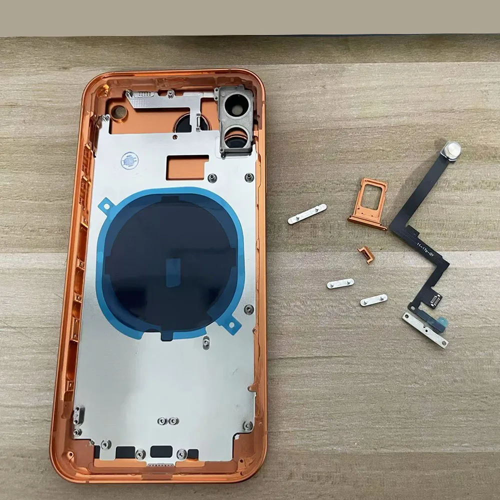 

DIY Full Assembly Big Camera Flat For 11 like 17 Pro Housing,for iPhone xr to 17 Pro 11 DIY 17 Pro Backshell 11 Convert 17 Pro
