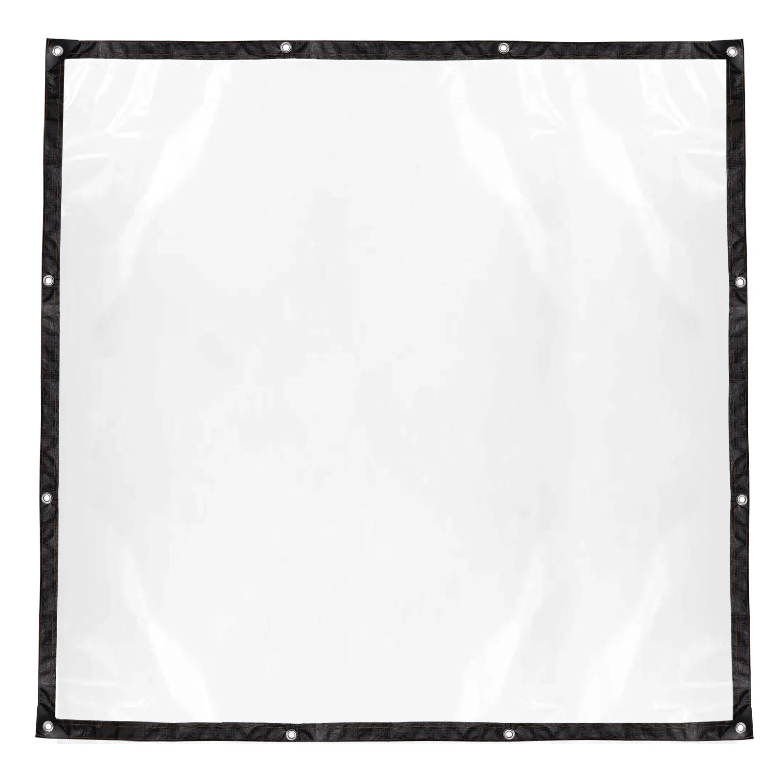 Large Clear Weatherproof Tarp Thick PE Rain Cover Tarp Outdoor Courtyard Roof Carport Balcony Backyard Awning Canopy