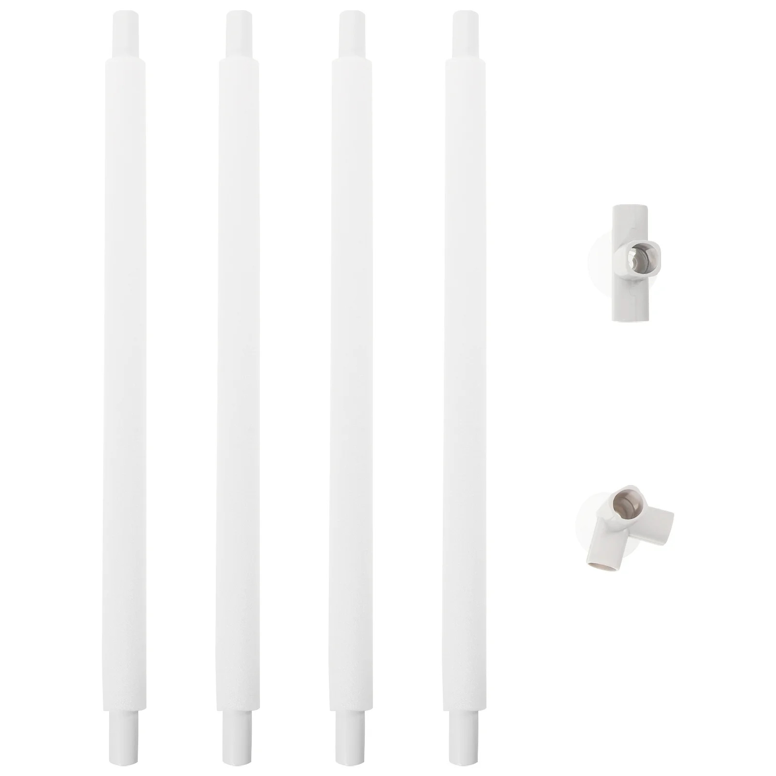 1セットの幼児用プレイヤードアクセサリー、スポンジで包まれたステンレス鋼製プレイヤードロッドアセンブリ、安全なプレイヤードサポートと安全レール用