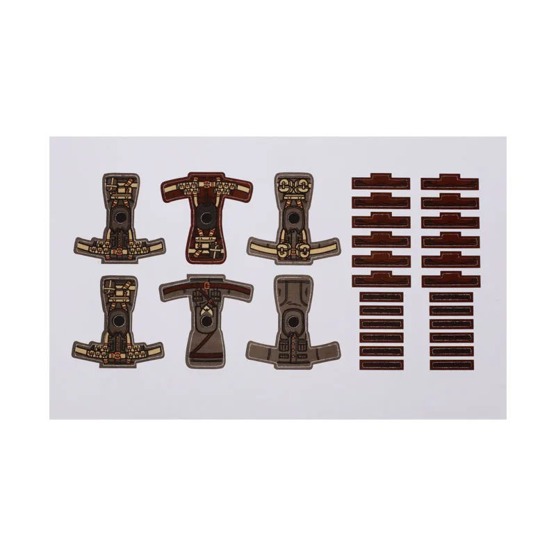 WW1 British Soviet Soldier Figures Printed Parts Building Block Clothing Sticker Bricks Mini MP40 PPSH Weapon Accessories Toys