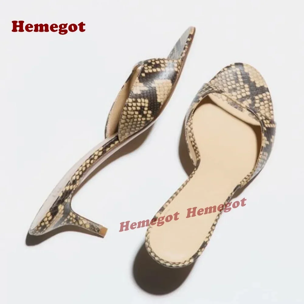 Purple Glossy Stiletto Heels Slippers Open Toe One Strap Women's Slippers Side Air Croc-Pattern Summer Outside Casual Shoes Sexy view 4
