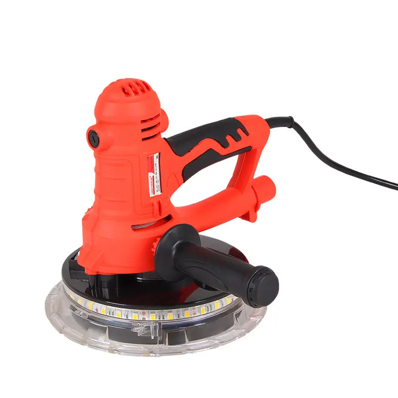 Electric dust-free wall grinder, sandpaper machine, self-vacuuming with LED light, handheld wall grinder, sand skin machine