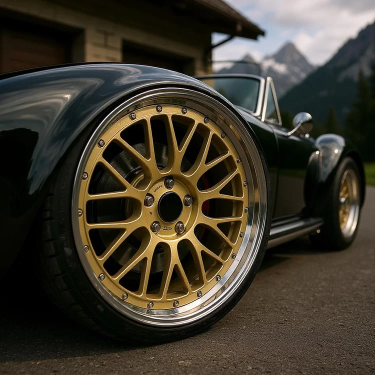 Deep Dish 18-22 Inch Forged Alloy Wheel Rim 5X112 5X120 Hub 35mm ETR For BMW For Porsche New Condition Gold Aftermarket Wheels