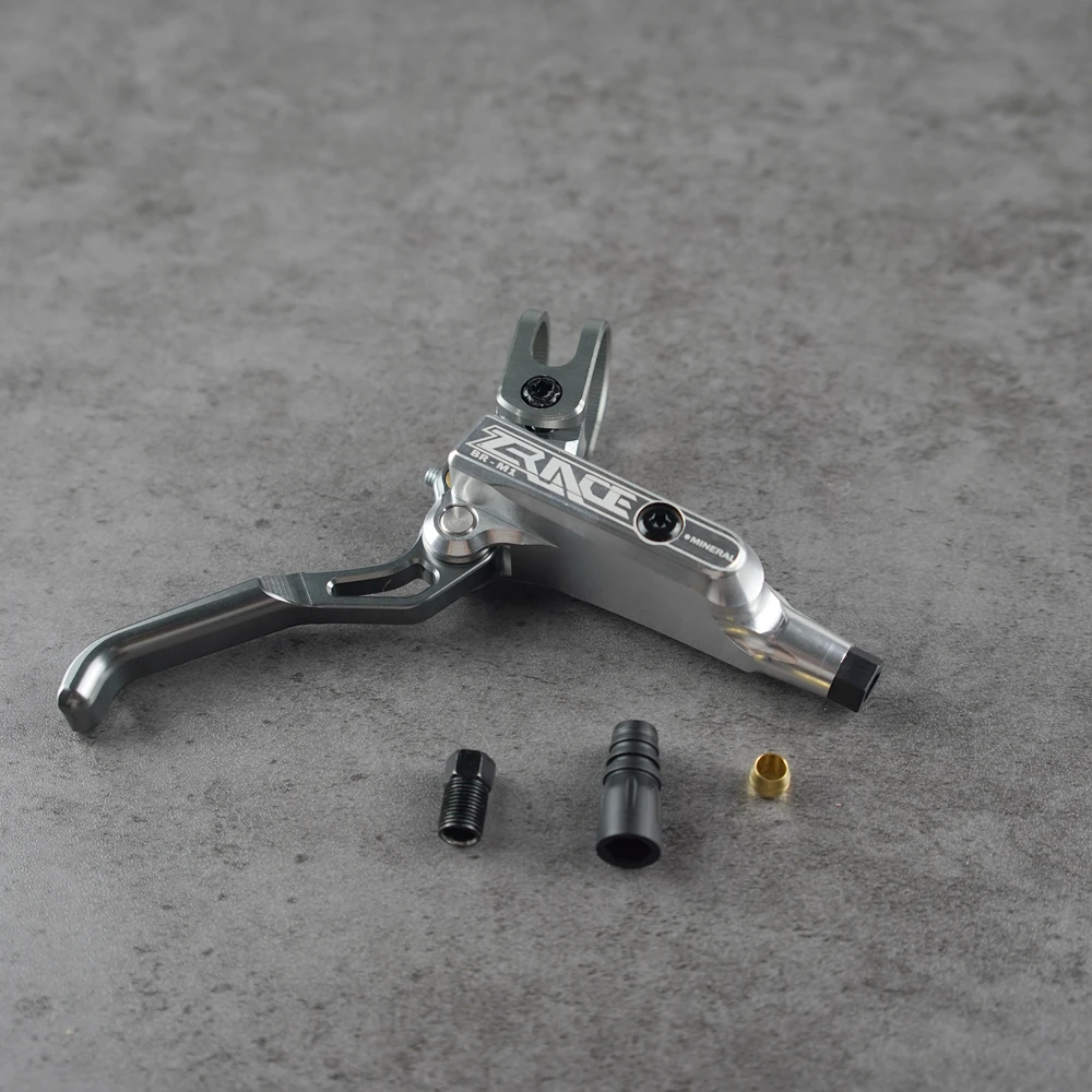 ZRACE M1 X2 / X4 MTB Hydraulische Bremse, Vollständig CNC-gefräst, Leichtgewichtig, MTB Öldruck-Scheibenbremsen-Set, Vorder- und Hinterrad-MTB-Bremse – Detail 9