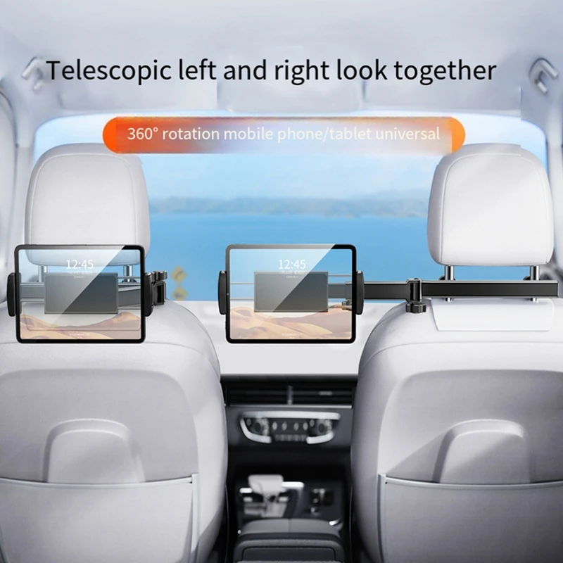 Retractable Car Rear Tablet Holder, Mobile Phone Holder, Dedicated Pad Holder For Headrest And Seat Back In The Car