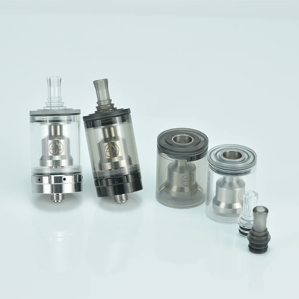 

WOLFCOOLVAPE Kayfun X RTA Bellcap 22 мм 24 мм Комплект дизайна Topfilling 316SS Крышка бака ПК для восстановленного распылителя Vaping