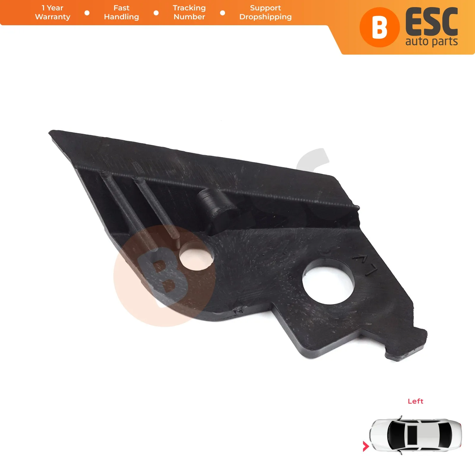 EHL14 Car Headlight Headlamp Housing Repair Mount Holder Bracket Tab Clips Left for Renault Megane MK2 2002-2008 260604235R