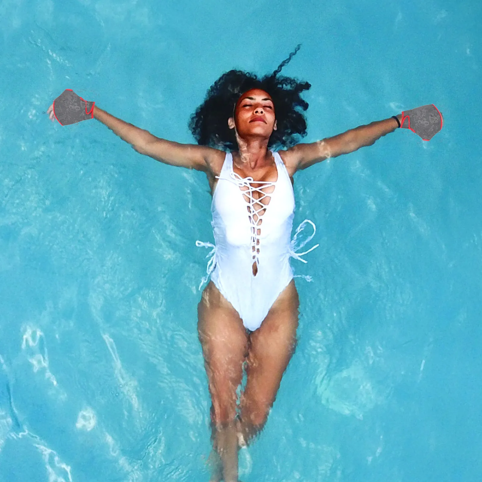 

1 пара водонепроницаемых нейлоновых перчаток для плавания, дайвинга, серфинга, тренировок, обеспечивающих тепло и защиту рук, аксессуар для снаряжения