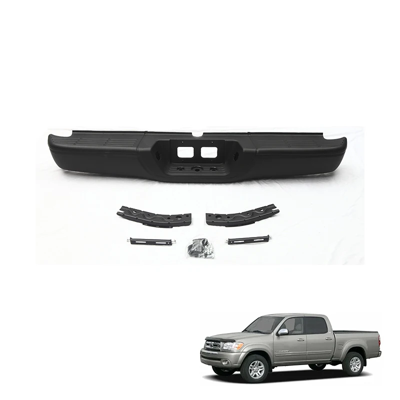 2023 Custom American Truck Top Selling Black Color Iron And Plastic 4x4 Rear Bumper For Tundra 2014-2020