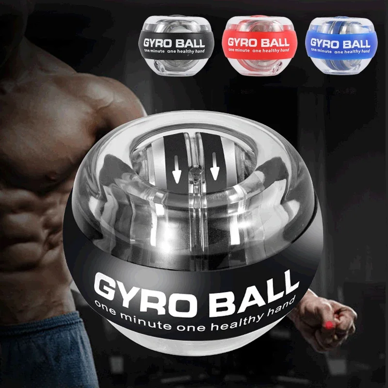 

Gyroscopic Powerball Autostart Range Gyro Power Wrist Ball Arm Hand Muscle Force Trainer Fitness Equipment Decompression Toy Skz