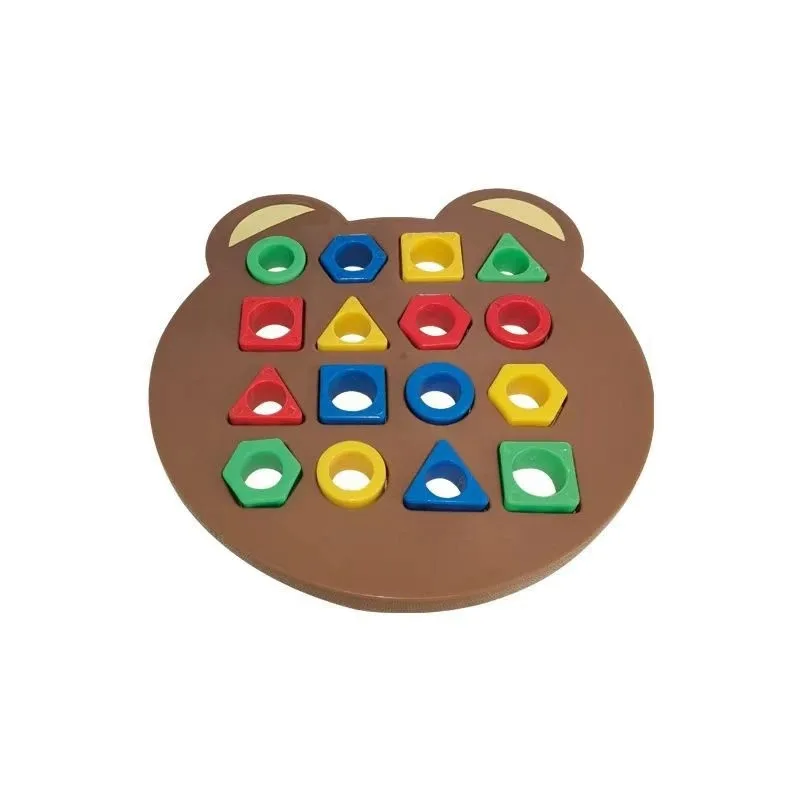 Montessori Geometric Shape Sorting Toy Wooden Puzzle Educational Cognitive Training Game for Toddlers Kids view 5