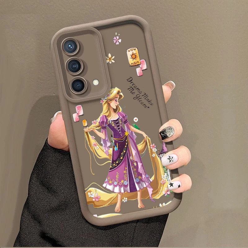 Princess Tangled Rapunzel For Reno X5 X3 10 8T 7Z 6 5 Pro Plus Pro 4G 5G Eye Ladder Phone Case