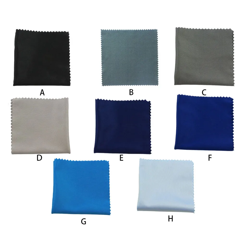 100 Pieces Glasses Wipes Lightweight New-style Unique Design Exquisite Appearance Cleaning Cloth  4051tcx Blue 15*15CM