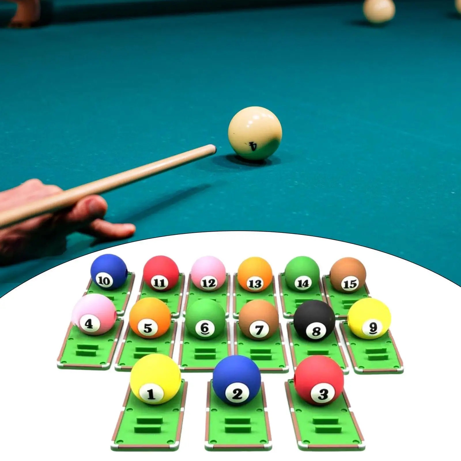 Entraîneur d'AVC de Billard pour Mayor, Équipement d'Entraînement de Snooker Nik, 15 Pièces