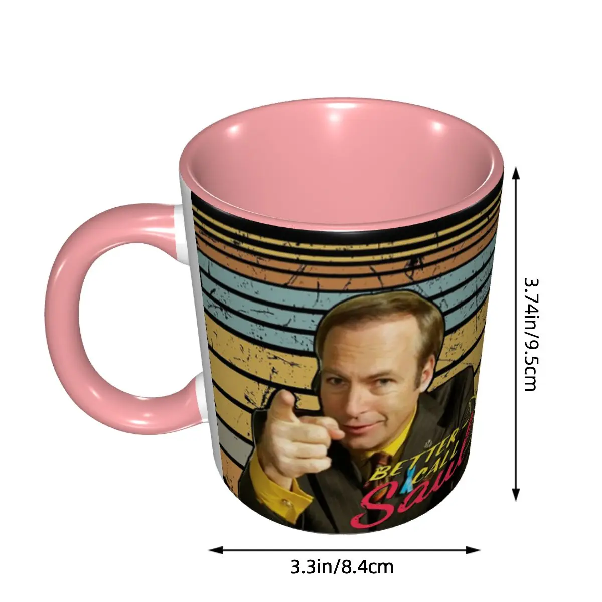 Better Call Saul Classic Mug Funny Ceramic Coffee Cups Tea Mugs Milk Cup Drinkware Gift for Friends DIY Custom