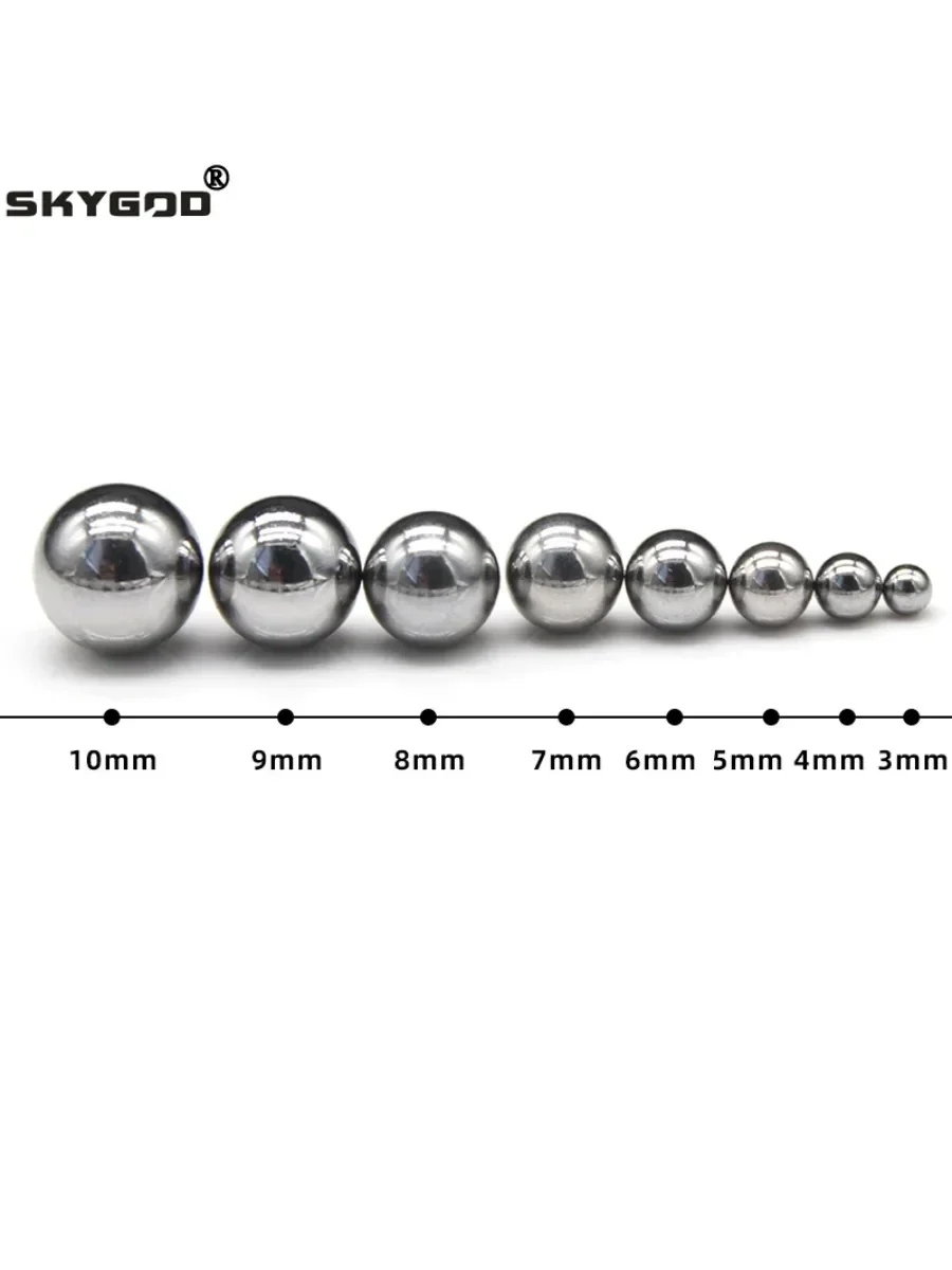 AliExpress Brand New High Carbon Steel Ball Dia 3mm~12mm Bearing Steel Ball Slingshot Hunting High Carbon Steel Marbles Bicycle Accessories