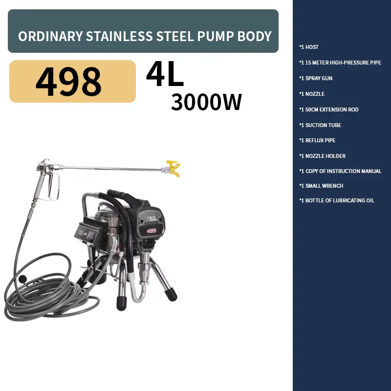 High-Pressure Airless Electric Spraying Machine Convenient Latex Paint Coating Professional Brushless Durable Industrial