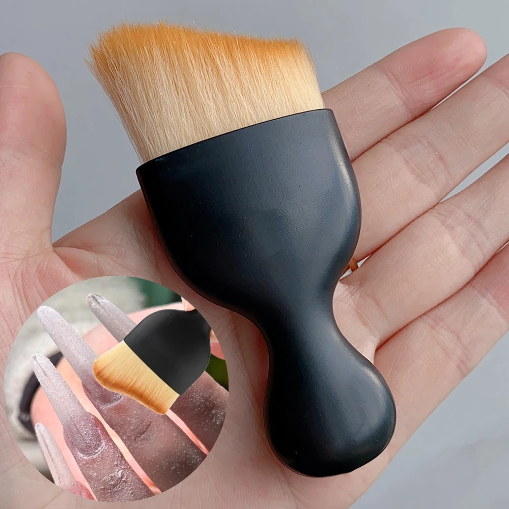 

1Pcs Nail Art Brush Remove Dust Brush Acrylic UV Gel Polish Powder Cleaning Tool Car Interior Detail Dirt Clean Manicure Accesso