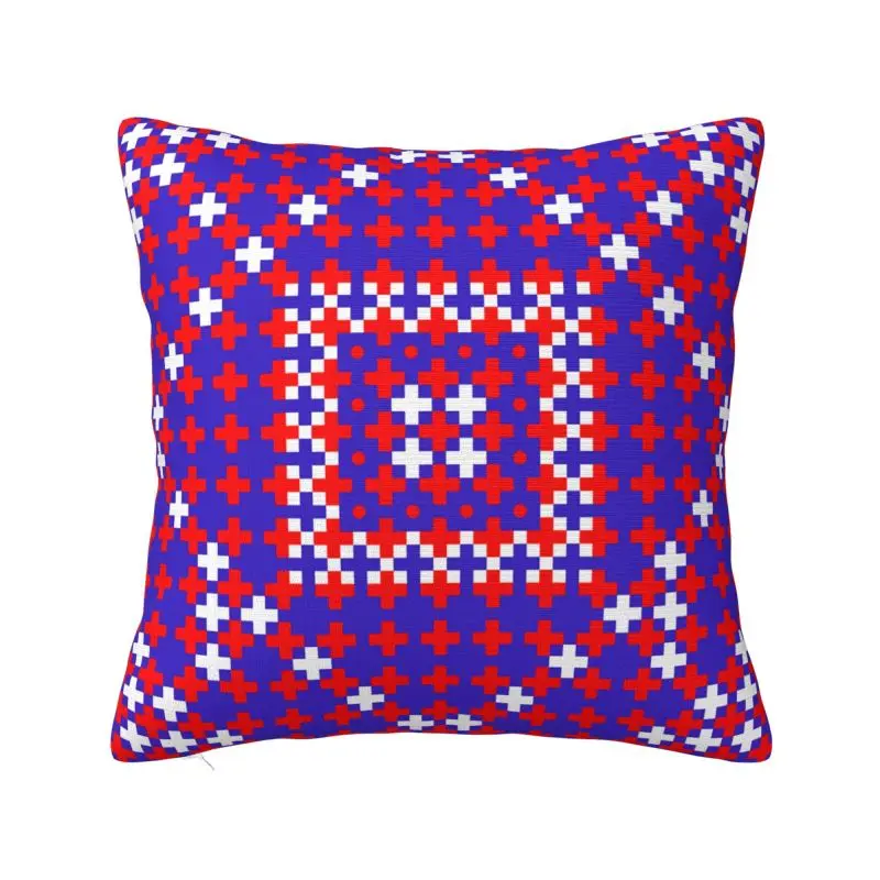 

Custom Fashion Geometric Modern Patterns Cushion Cover 40x40cm Soft Pillow for Car Square Pillowcase